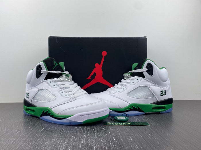 air jordan 5 wmns "lucky green" dd9336-103