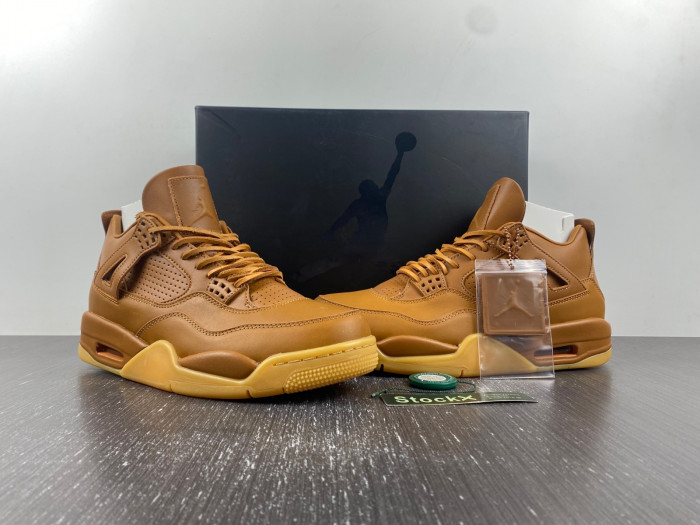 jordan 4 retro ginger wheat men