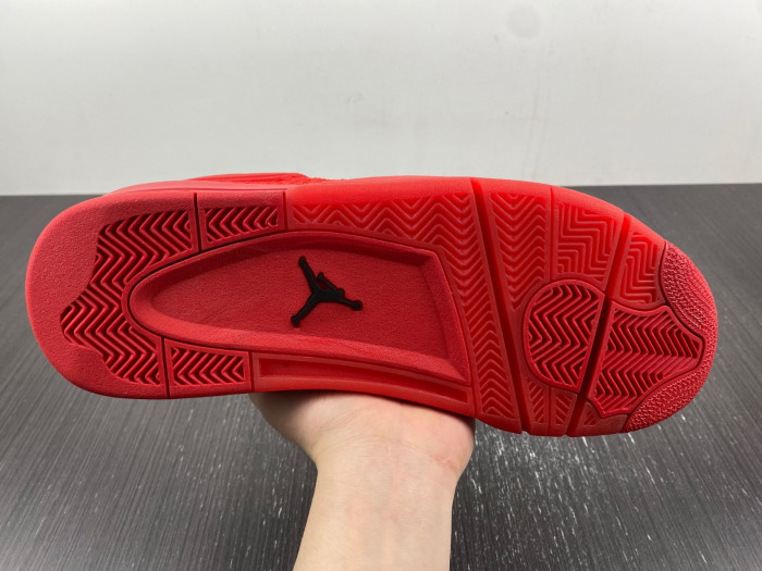 air jordan 4 flyknit “red” aq3559-600