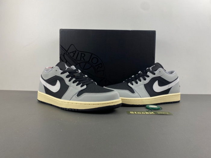 Air Jordan 1 Low Light Smoke Grey Off Noir HQ2010-012