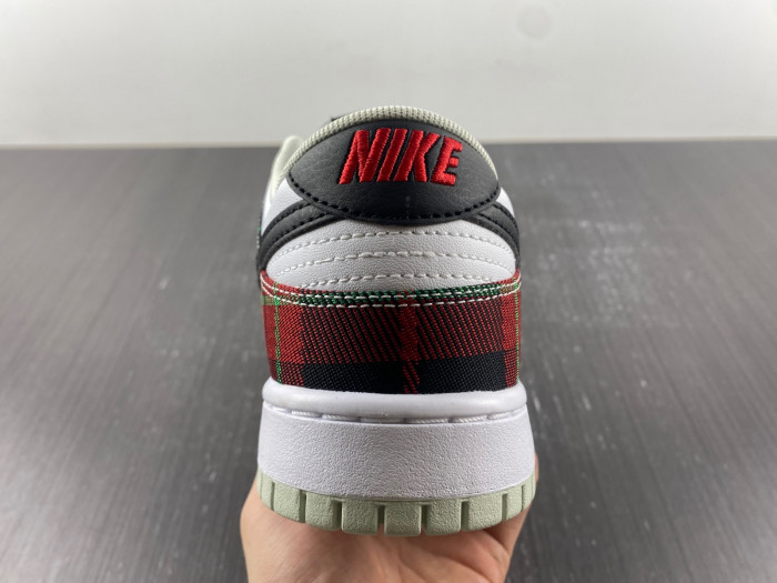 nike dunk low plaid dv0827-100