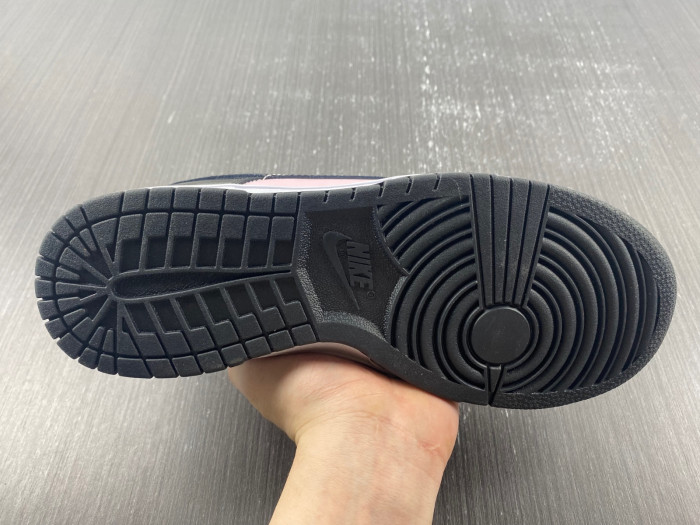 nike dunk low pink foam black (w) - dj9955-600