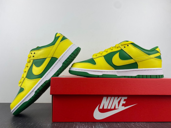nike dunk low reverse brazil - dv0833-300