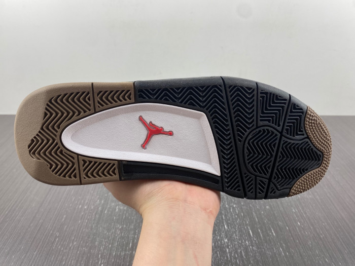 travis scott x air jordan 4 retro brown aj4-882335