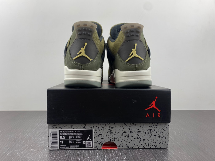 air jordan 4 craft "medium olive" fb9927-200