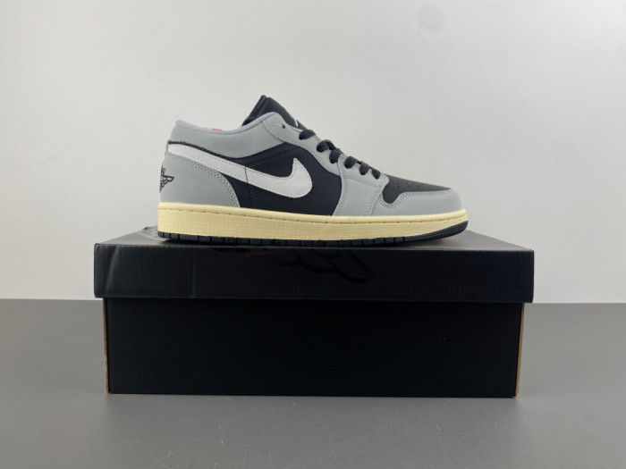 Air Jordan 1 Low Light Smoke Grey Off Noir HQ2010-012