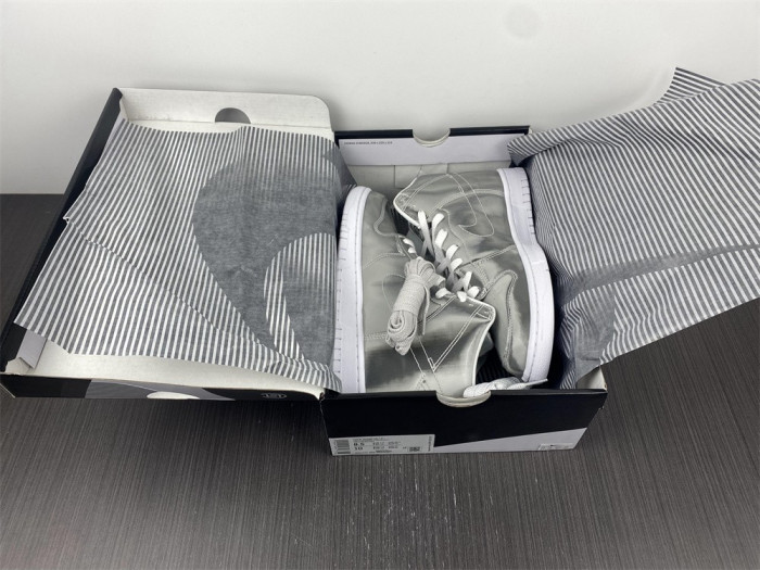 nike dunk high clot metallic silver - dh4444-900