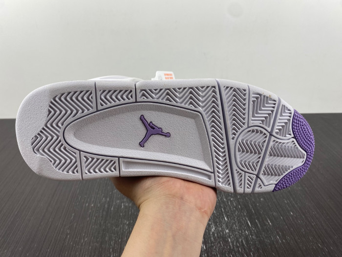air jordan 4 white and purple ct8527-115