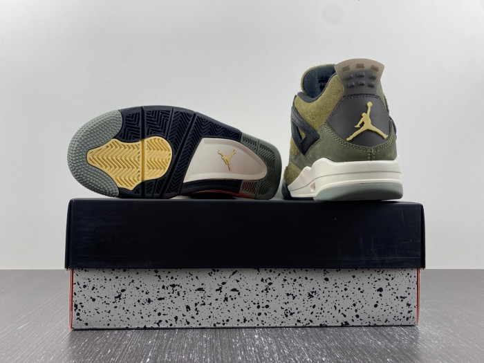 air jordan 4 craft "medium olive" fb9927-200