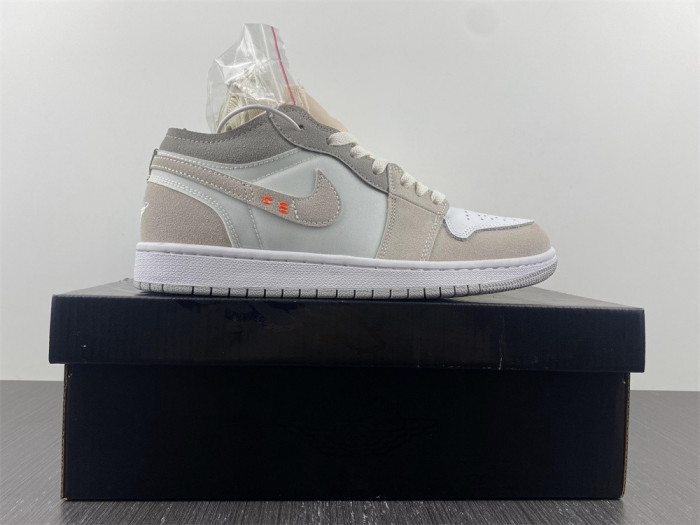 jordan 1 low inside out white phantom - dn1635-100