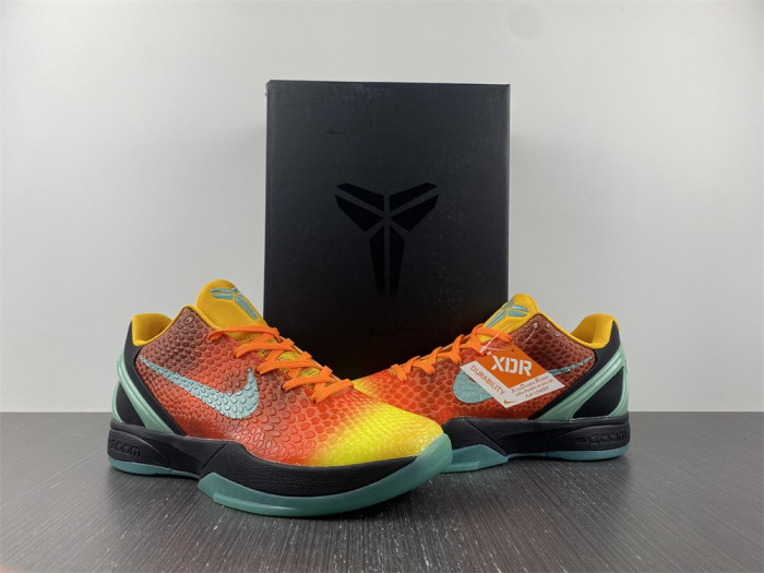 nike kobe 6 protro orange county cw2190-800