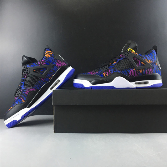 air jordan 4 gs tiger camo rush violet bq9043-005