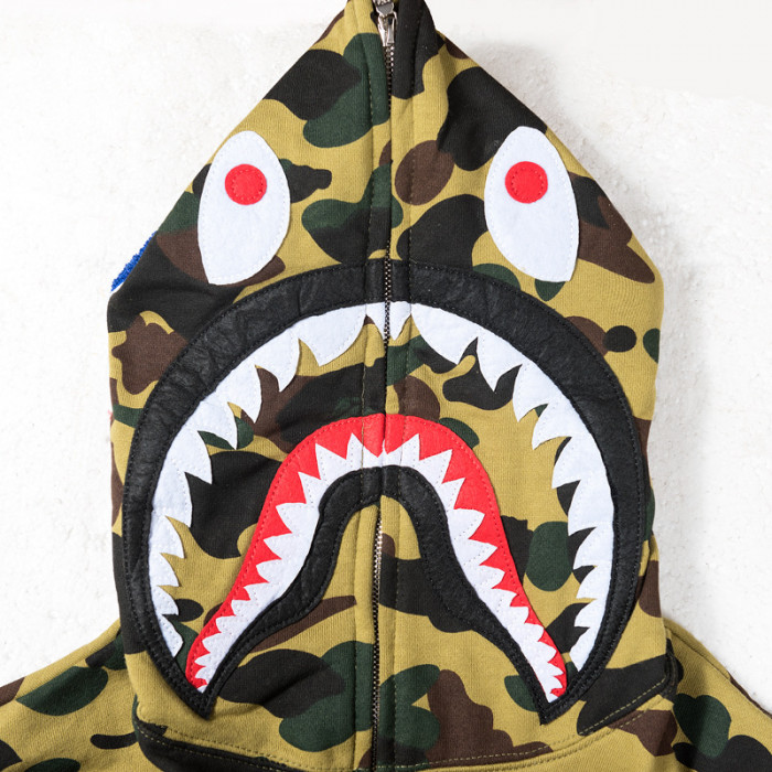 bape abc shark full zip hoodie