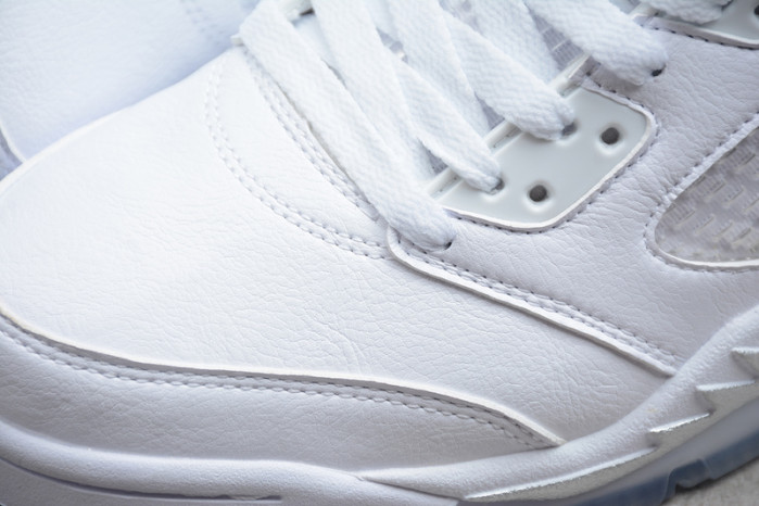 air jordan 5 retro metallic white (2015) 136027-130