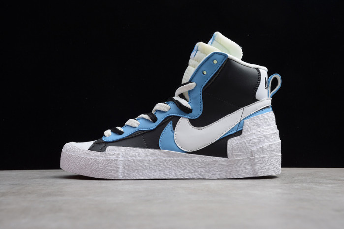 sacai x nike blazer mid university blue bv0072-001
