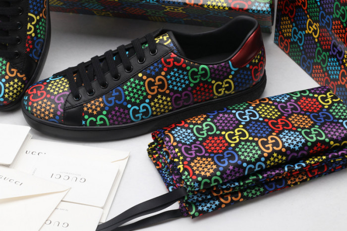 G*u*i ace embroidered low-top sneaker 610085 h2020 1110