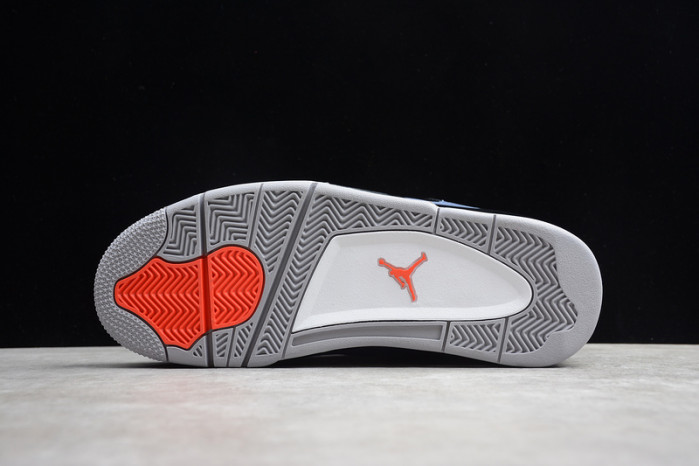 air jordan 4 wntr loyal blue habanero red black cq9597-401