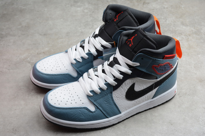 air jordan 1 F**etasm x mid fearless blue white cu2802-100