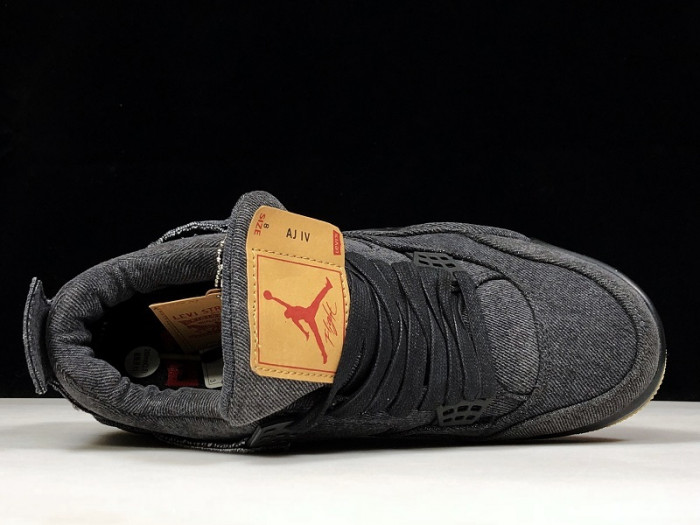 air jordan 4 retro L*v*s nrg L*v*s - black denim ao2571-001