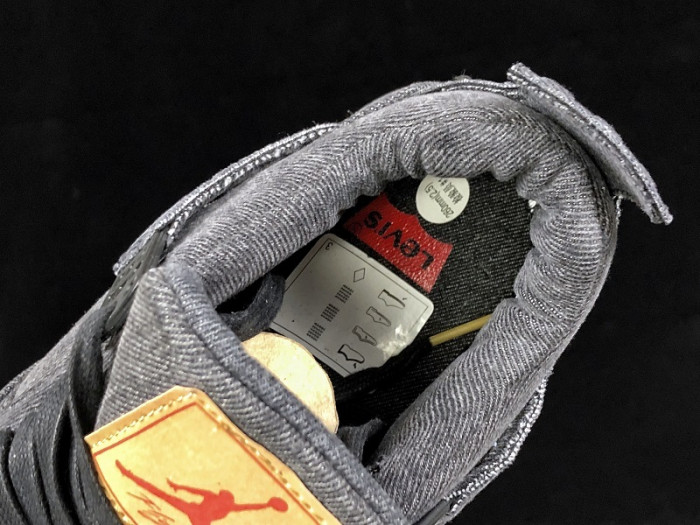 air jordan 4 retro L*v*s nrg L*v*s - black denim ao2571-001