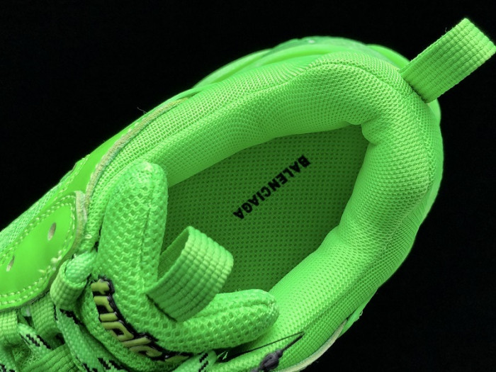 blcg sneaker triple.s.gomma "neon green"541624 w09ol 3801