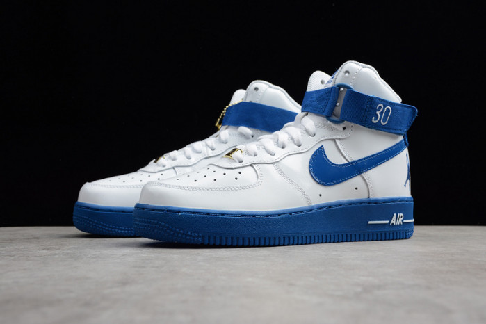 NIKE AIR FORCE 1 HIGH SHEED RUDE AWAKENING WHITE ROYAL AQ4229-100