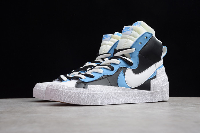 sacai x nike blazer mid university blue bv0072-001