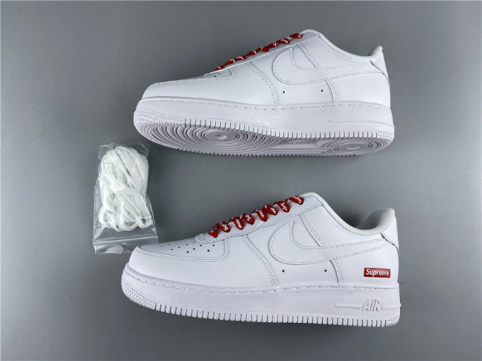 Supreme x Nike Air Force 1 Low White CU9225-100