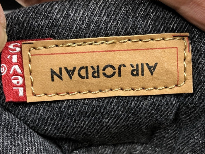 air jordan 4 retro L*v*s nrg L*v*s - black denim ao2571-001