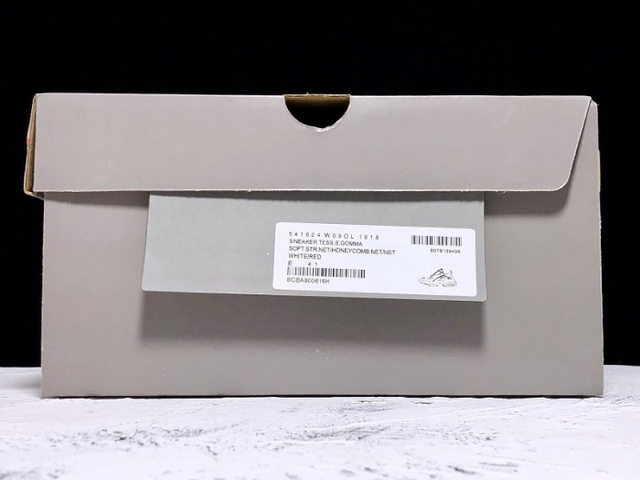 blcg sneaker triple.s.gomma white-red-grey