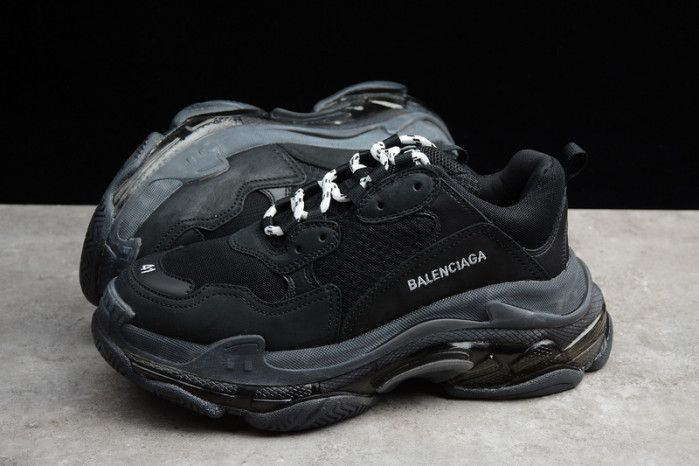 blcg triple s black clear sole 541624 w09o1 1000