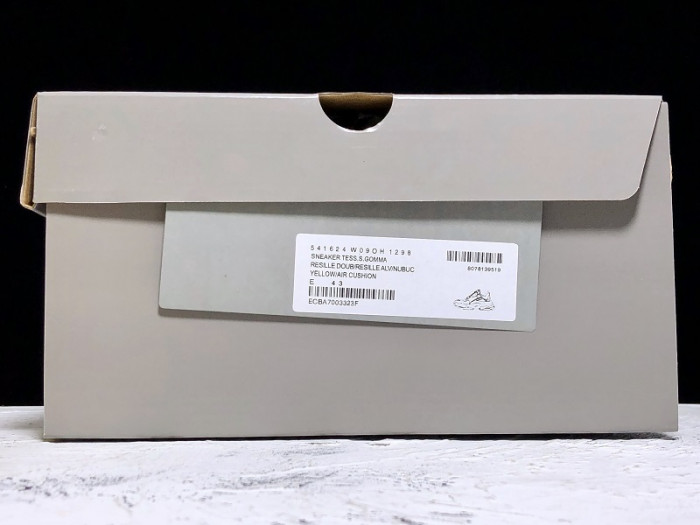 blcg sneaker triple.s.gomma yellow air cushion 541624 w09oh 1298