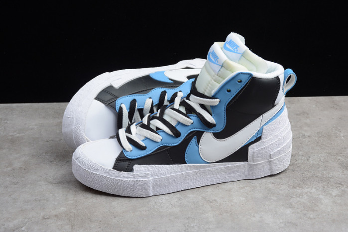 sacai x nike blazer mid university blue bv0072-001