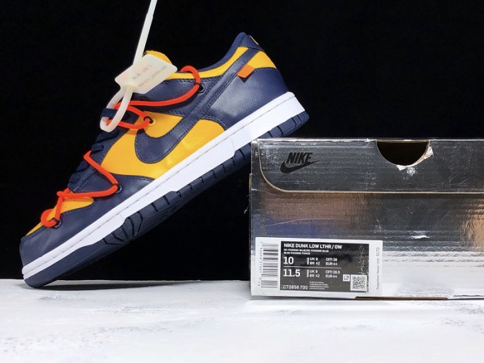 nike dunk low ofw michigan ct0856-700