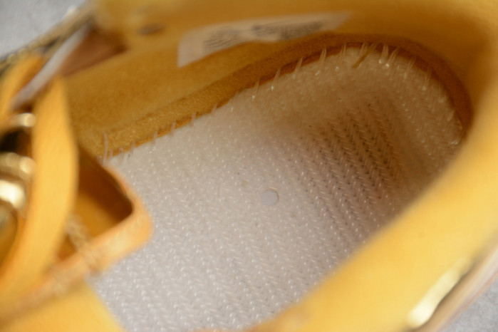 kids nike air force 1 mid wb metallic gold 314197-8100