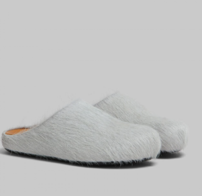 MARN*I GREY LONG HAIR Loafers 231379M40