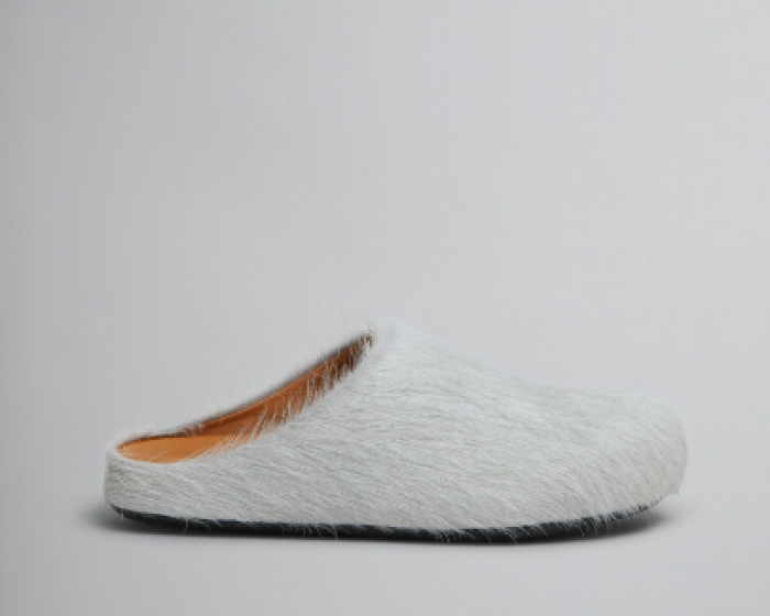 MARN*I GREY LONG HAIR Loafers 231379M40