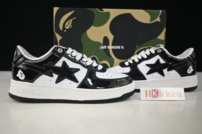 bape sta to low black/black/white 1h70191001
