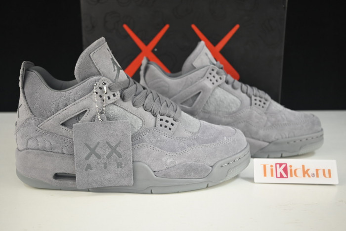 kaws x air jordan 4“ cool grey”930155-003