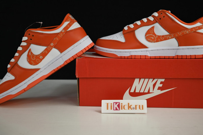nike dunk low essential paisley pack orange dh4401-103