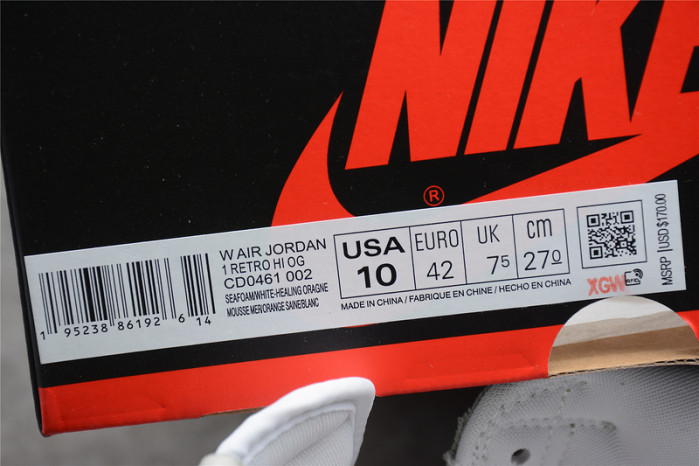 air jordan 1 high og seafoam (w) cd0461-002