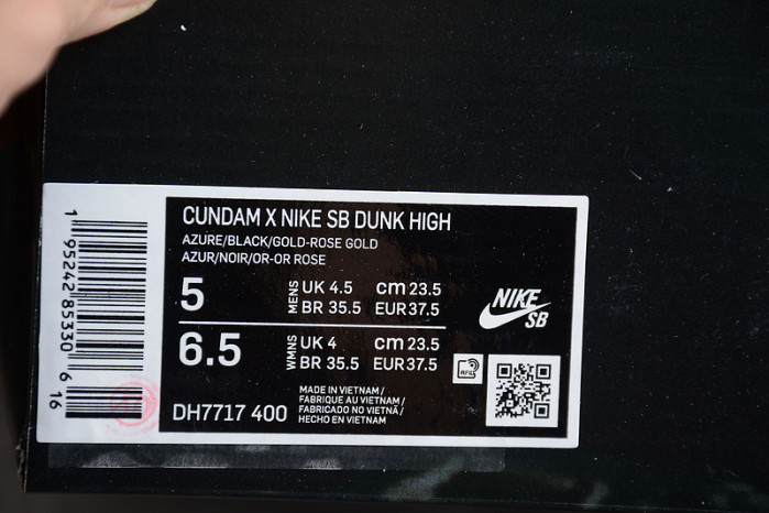 nike dunk sb high rx-0 unicorn gundam dh7717-400