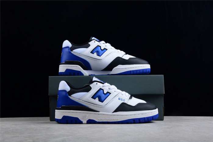 new balance 550 white royal black - bb550hn1