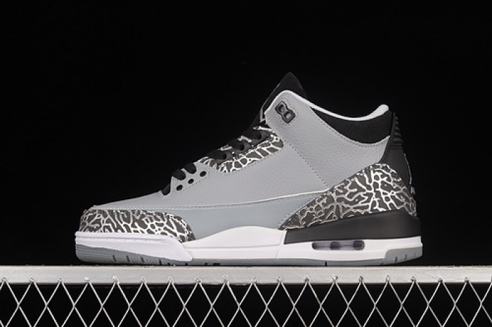jordan 3 retro wolf grey - 136064-004