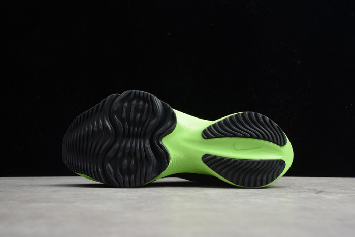 nike air zoom alphafly next% black electric green (w) cz1514-400