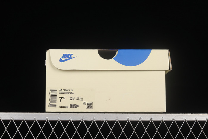 nike air force 1 white/blue-black hg1136-022