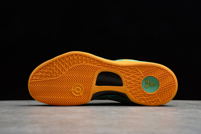 nike kobe 8 system green glow laser orange 555035-304