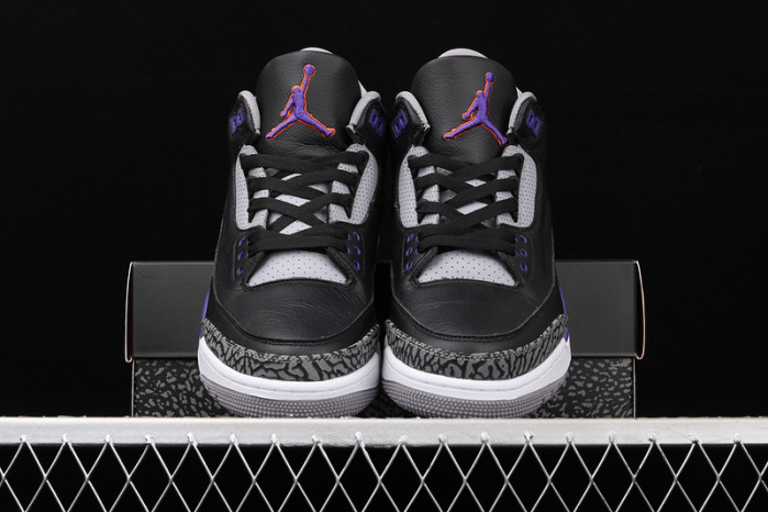 air jordan 3 retro black court purple ct8532-050