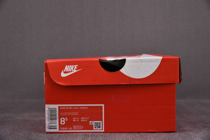 nike dunk low kasina neptune green cz6501-101