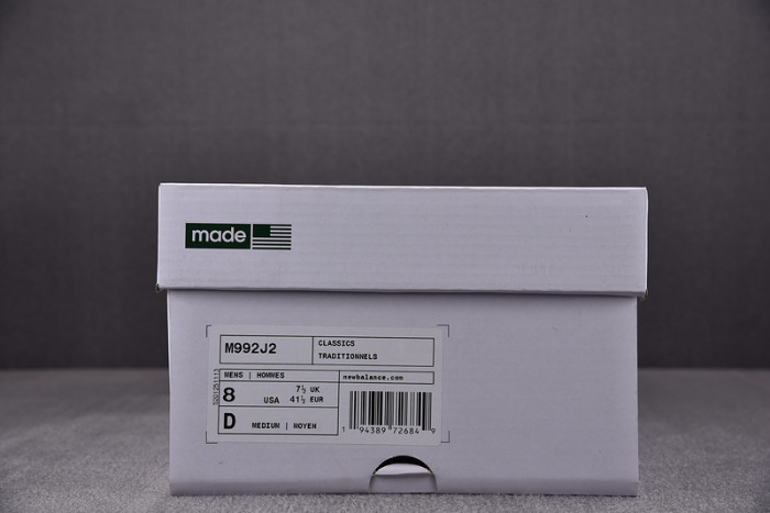 new balance 992 jjjjound grey - m992j2